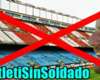 Aficionados del Atlético de Madrid rechazan el fichaje de Roberto Soldado