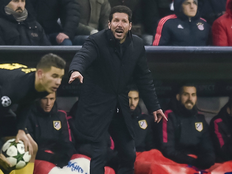 Simeone satisfied with aggressive Atletico despite loss to Bayern