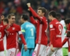 Thomas Muller celebrates scoring for Bayern Munich