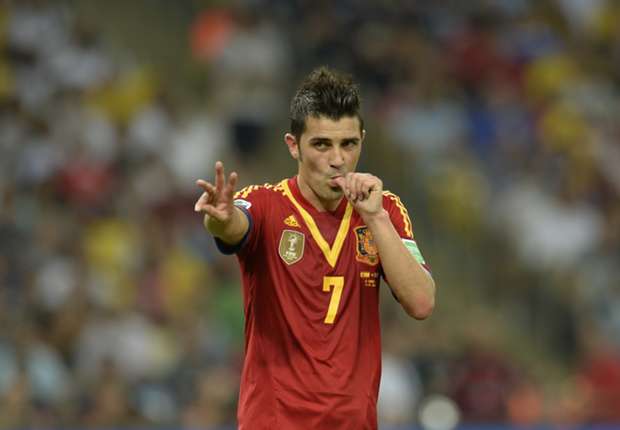 Spain striker David Villa