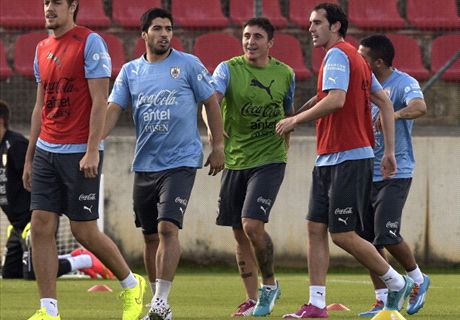 Segundo entrenamiento de Uruguay