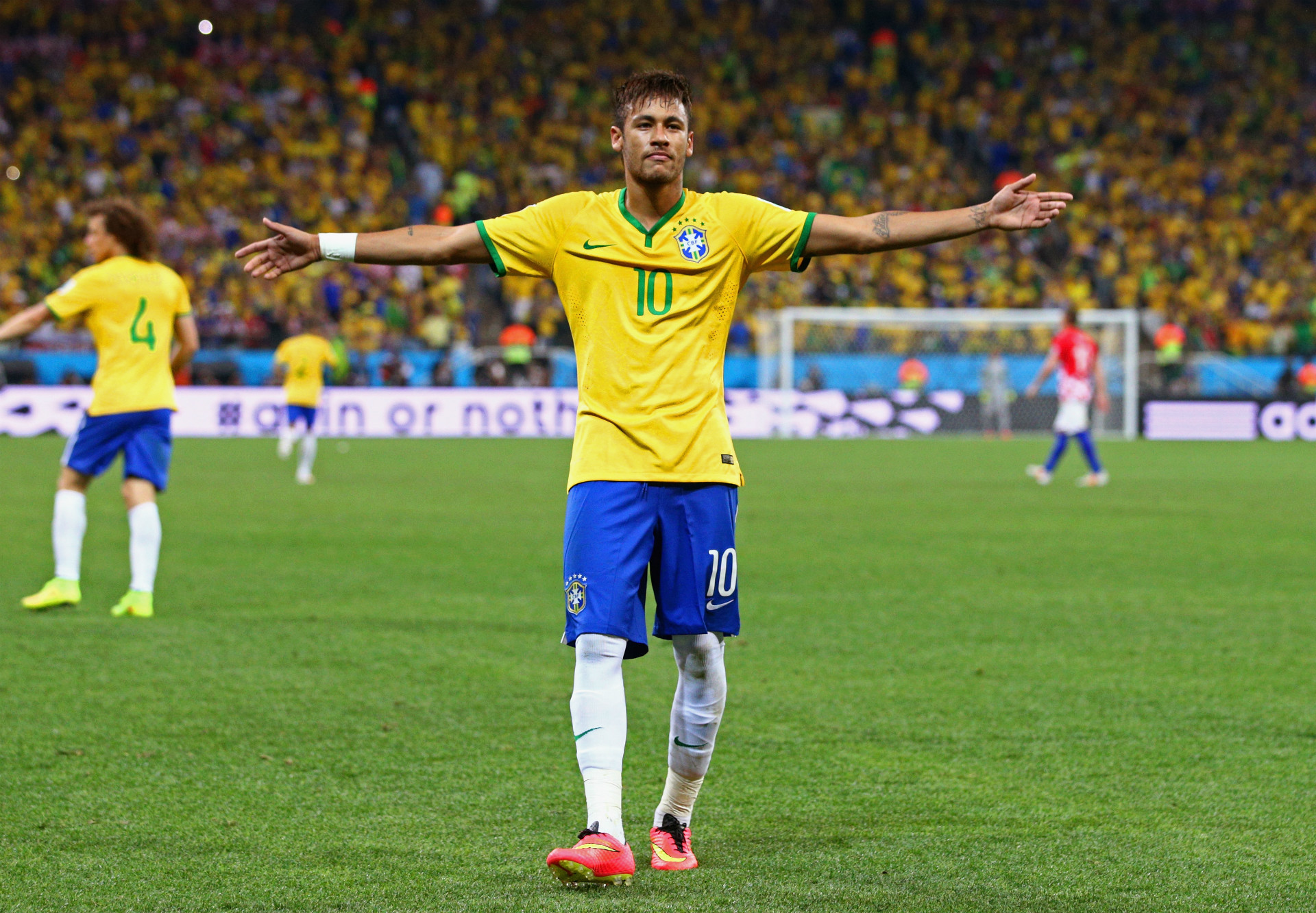 Copa 2014: O Mundial De Neymar Em Imagens - O Primeiro Gol Em Copas ...