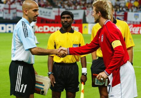 Suárez, como Verón en '02... pero al revés