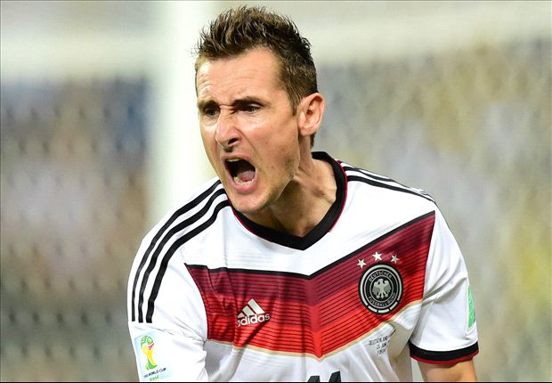 Classic Klose equals Ronaldo's record when Germany needed him most