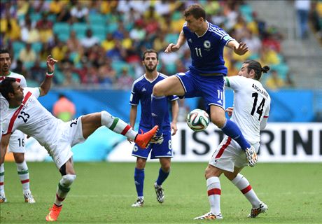 Las estadísticas del Bosnia 3-1 Irán