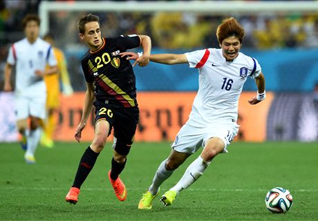 South Korea 0-1 Belgium: Top spot