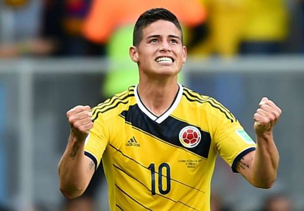 James Rodriguez, gelandang Kolombia.