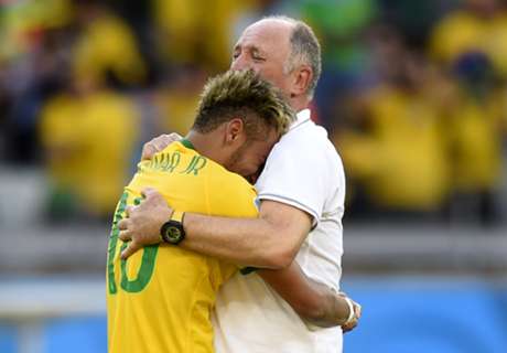 Scolari: Neymar fouled like Ronaldo