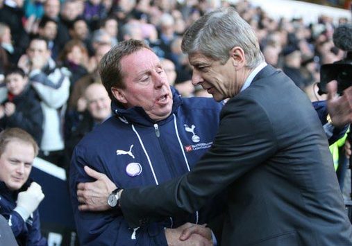 EPL: Harry Redknapp - Arsene Wenger, Tottenham - Arsenal (PA)