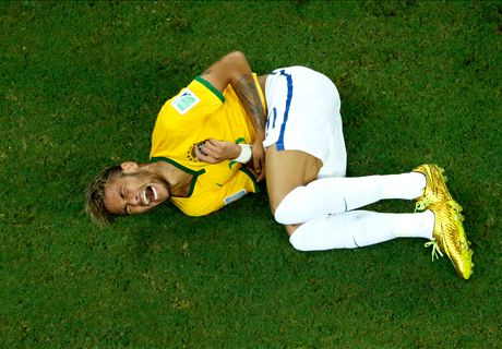 VIDEO: Neymar wheelchair misery