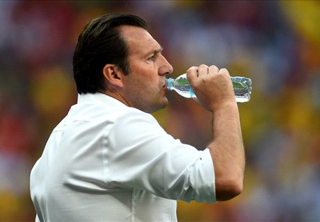 Marc Wilmots, mal perdedor