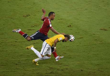 No ban for Zuniga for Neymar foul