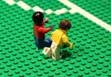 (VIDEO) La lesión de Neymar en Lego