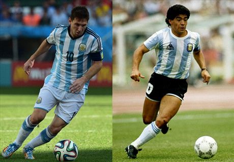 Messi's chance to match Maradona