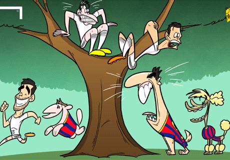 Cartoon: Suarez bites up the Real tree