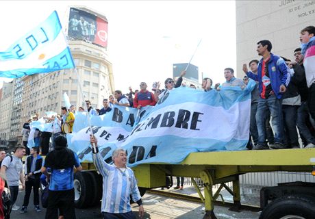 El Obelisco se tiñe de celeste y blanco