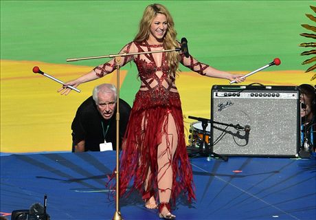 Shakira: James makes me proud
