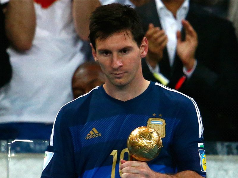 Lionel Messi Golden Ball World Cup