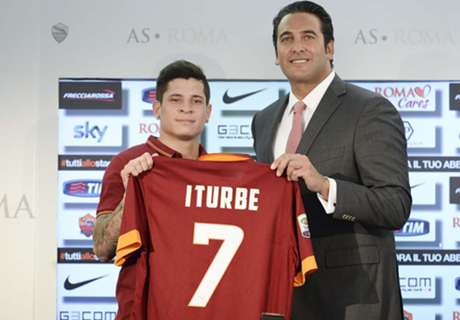 Iturbe, feliz de estar en Roma