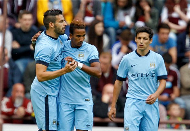 Hearts 1-2 Manchester City: Sinclair and Kolarov earn first pre-season win for Pellegrini