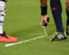 Spray de espuma será usado em partidas da Espanha e França Spray de espuma será usado em partidas da Espanha e França