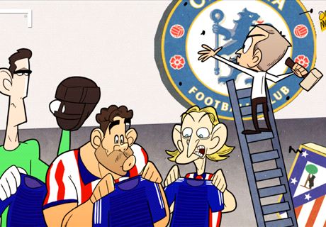 Cartoon: Mou orders an Atleti makeover