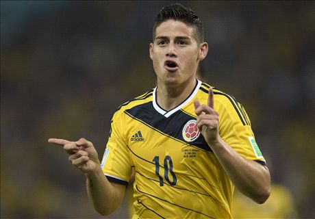 How will Madrid line up with James?