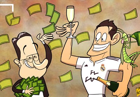 Cartoon: James is Madrid's latest star