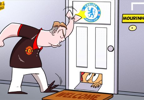 Viñeta | Van Gaal, a por un asustado Mou