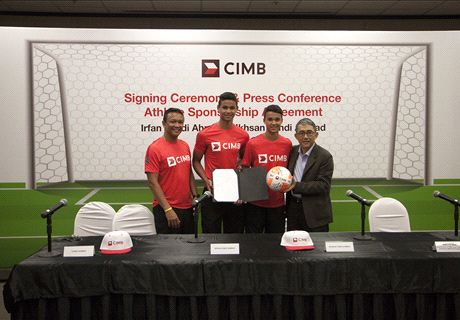 CIMB sponsors Irfan Fandi & Ikhsan Fandi