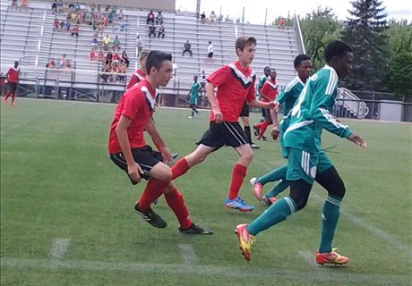 Falconets beat U16 boys 4-3 in Canada