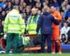 Tottenham goalkeeper Hugo Lloris after a collision against Everton