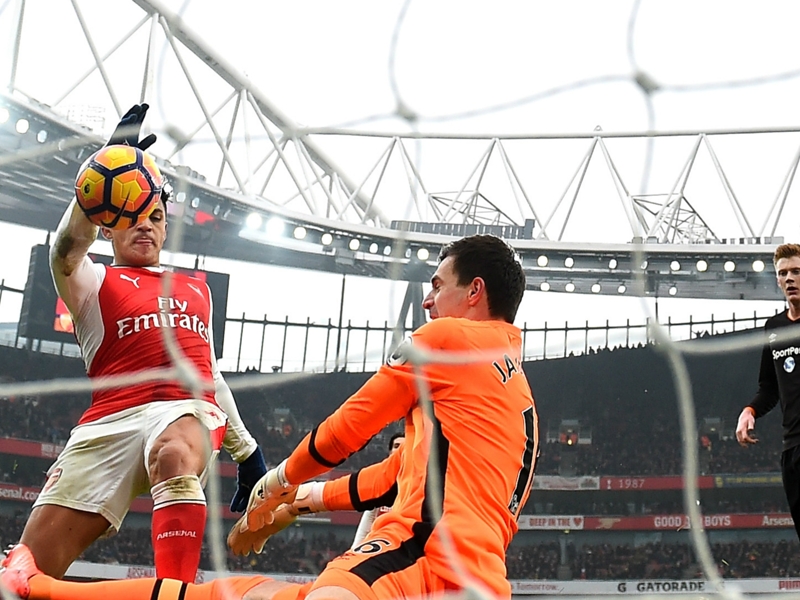 'Hand of Dog' - Twitter's hilarious reaction to Alexis Sanchez's controversial handball goal