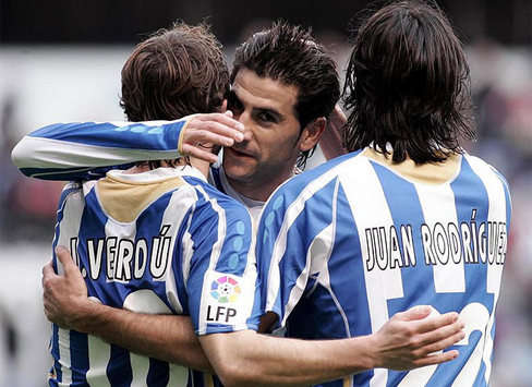 LIGA: Verdu, Riki, Juan Rodriguez, Deportivo-Racing (MARCA)