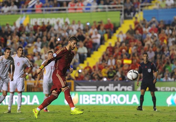 Spain 5-1 Macedonia: European champions bounce back from World Cup woes