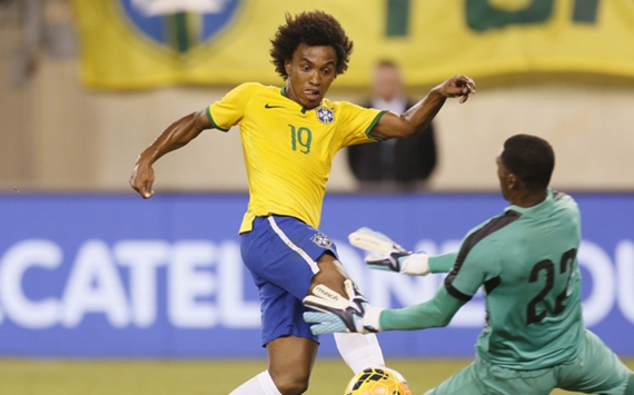 Willian Brazil Ecuador International Friendly 09092014