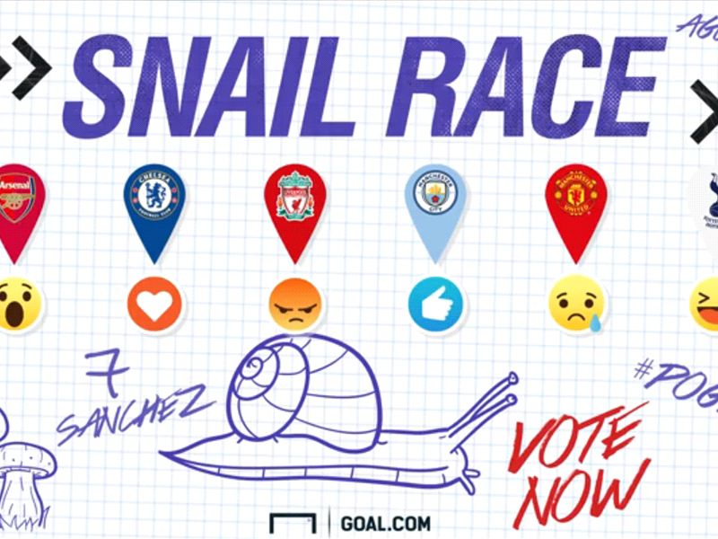 LIVE: Snail race for Premier League title