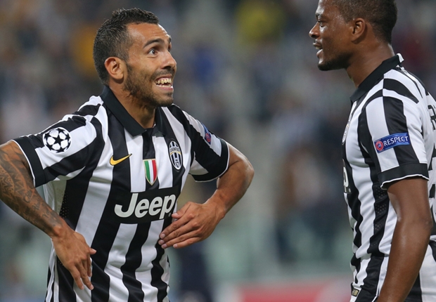 Juventus 2-0 Malmo: Tevez at the double in Bianconeri cruise
