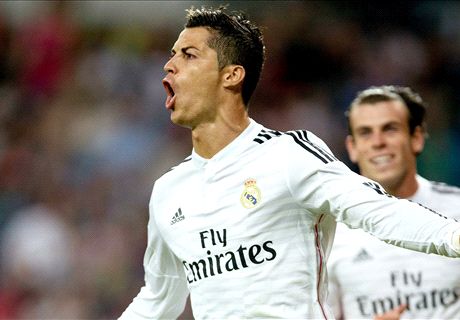 Ronaldo helps Madrid hit 18 in a week