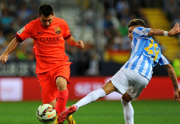 Malaga 0-0 Barcelona: Messi made to wait for 400-mark as Luis Enrique's side stumble