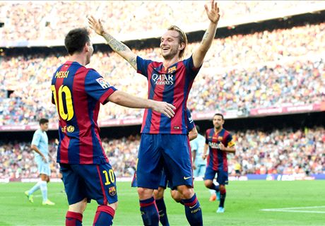 Rakitic: Ronaldo great but Messi unique