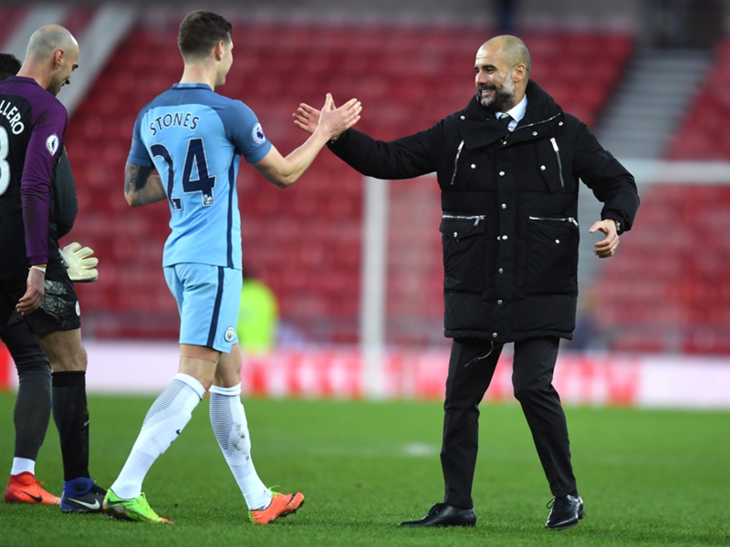 He has more balls than anybody - Guardiola delighted with Stones display