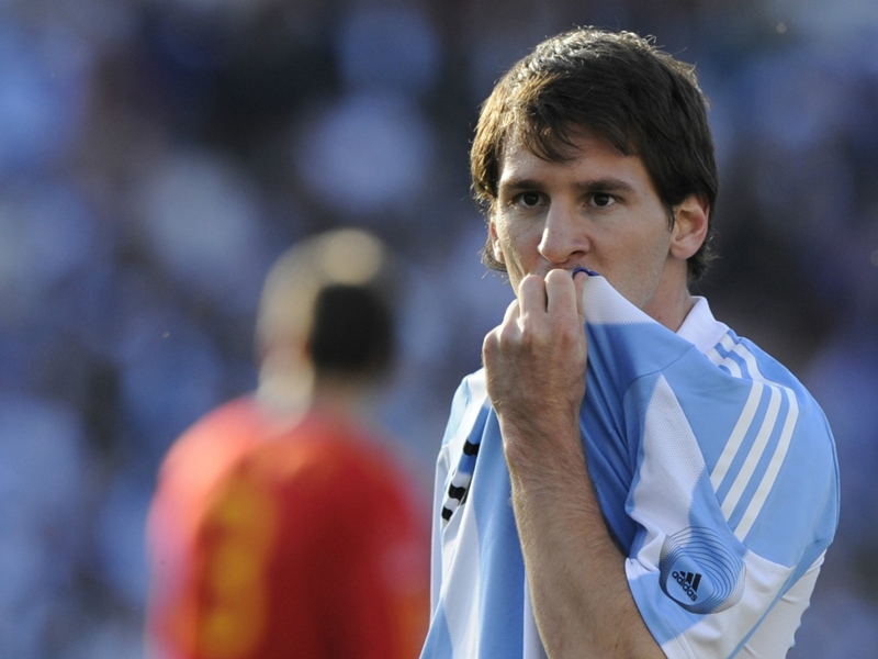 Messi revels in Argentina meet