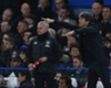 Antonio Conte of Chelsea and Manchester United boss Jose Mourinho