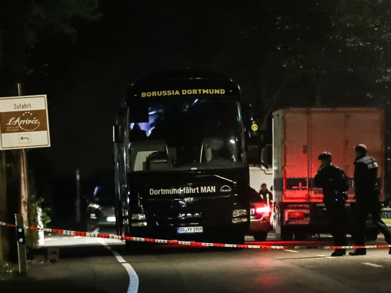 Infantino and Ceferin condemn alleged attack on Borussia Dortmund team bus