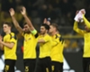 Borussia Dortmund salute fans after Champions League tie against Monaco