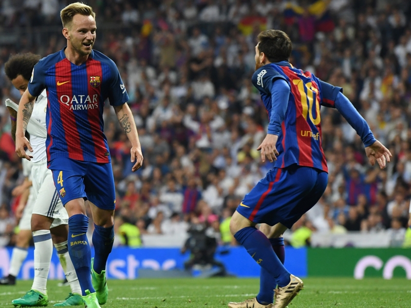 'Messi cannot surprise anyone' - Rakitic lauds Barcelona's Clasico hero