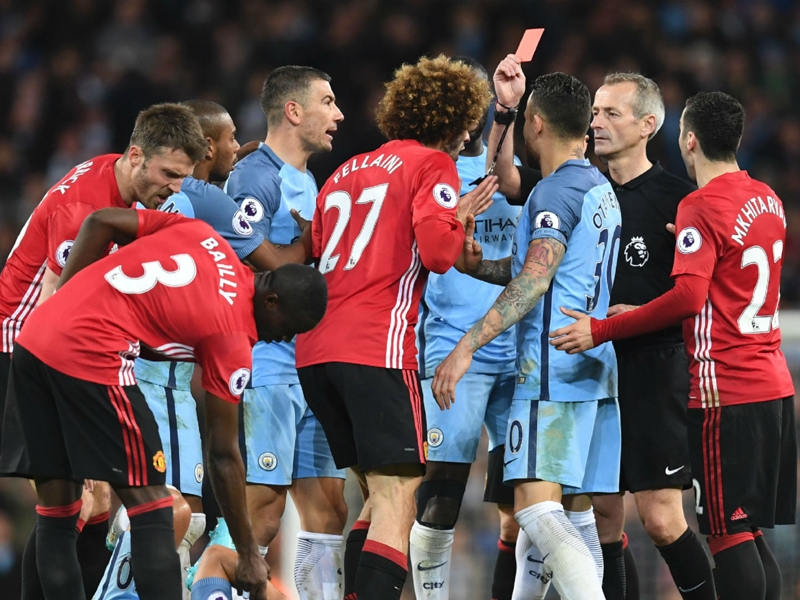 'Please sell Fellaini. PLEASE' - Man Utd outrage over reckless headbutt in derby draw