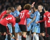 Marouane Fellaini headbutt red card Manchester United Manchester City
