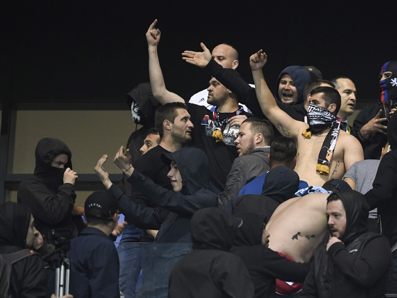 Violence in Spain as ultras invade pitch and attack opponents